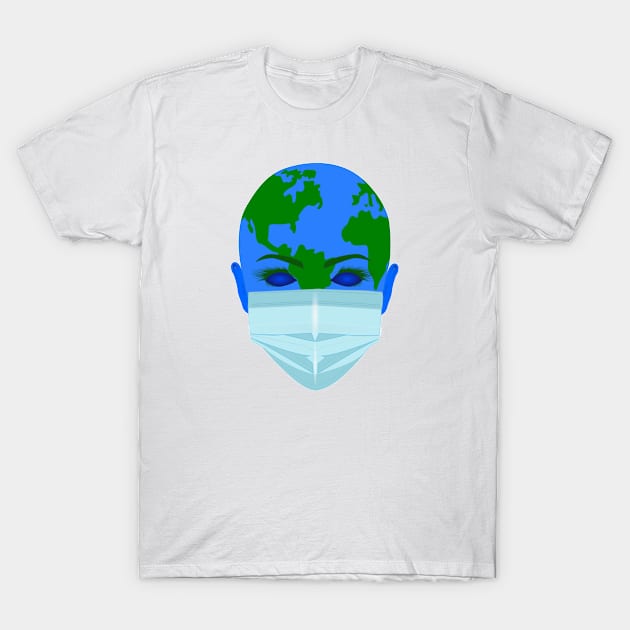 Mother Earth in isolation T-Shirt by RTB